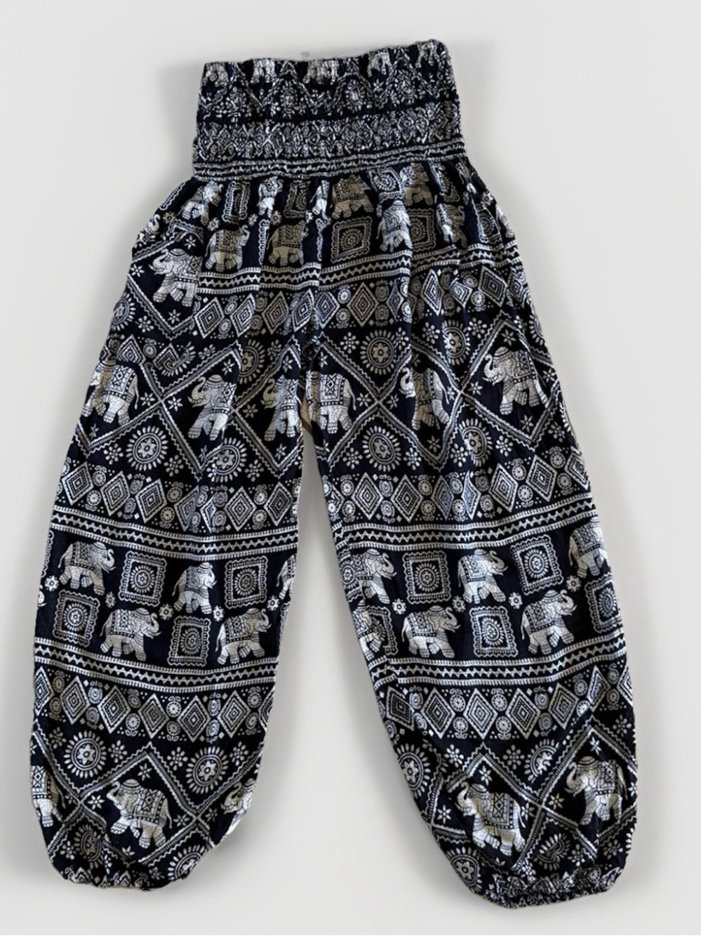 Banjamath Boho Elephant Harem Pants Size L